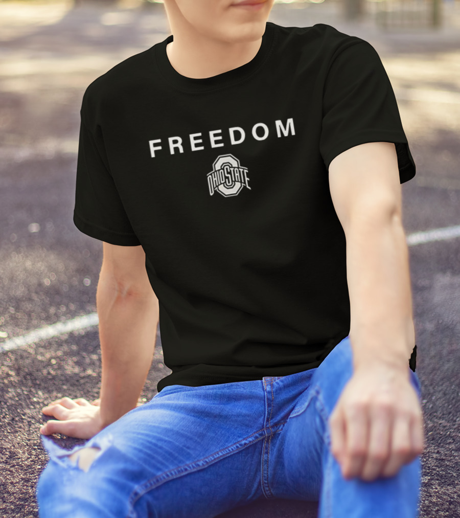 Ohio State Buckeyes Freedom Charlie Kirk Collaboration T-Shirt