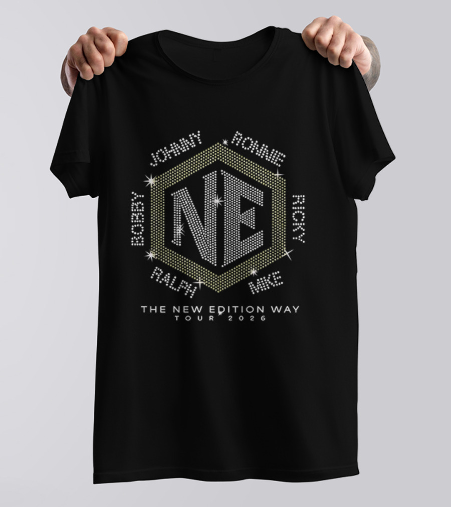 The New Edition Way NE 4 Life Tour 2026 Bobby Johnny Ralph Ronnie Ricky Mike T-Shirt