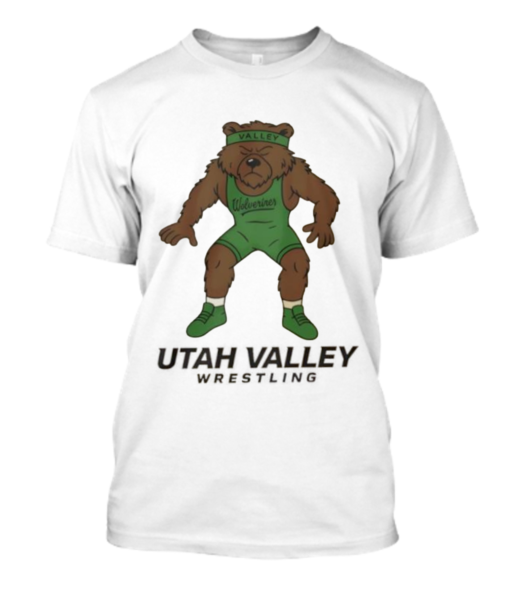 Utah Valley Wrestling Wolverines Bear Willy T-Shirt