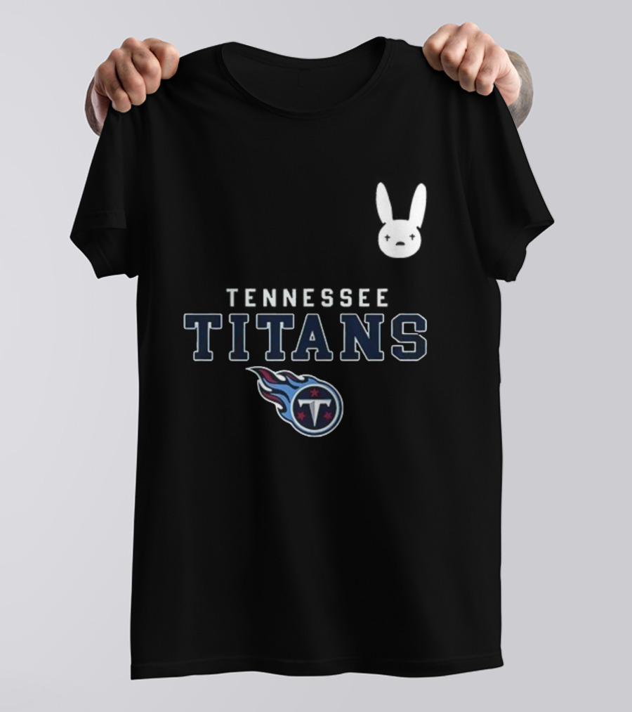 Tennessee Titans Bad Bunny DTMF Collaboration T-Shirt