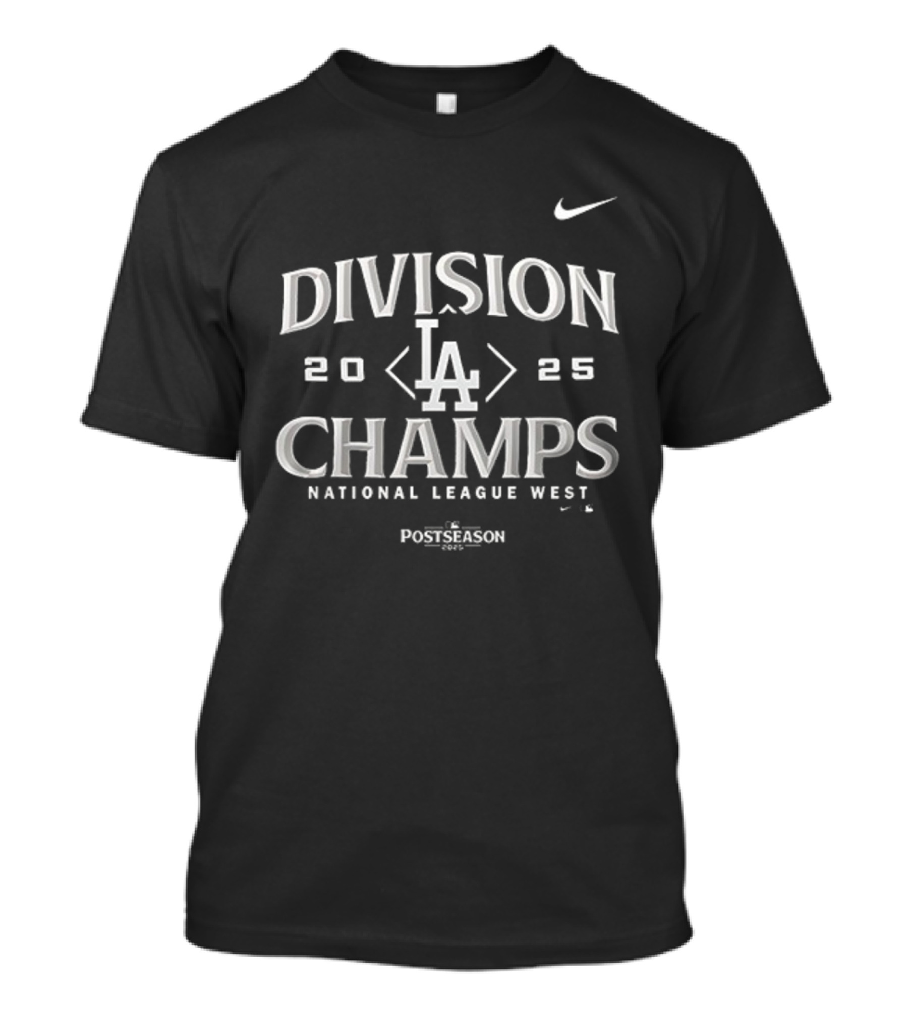 Los Angeles Dodgers 2025 Division Champs National League West Nike T-Shirt