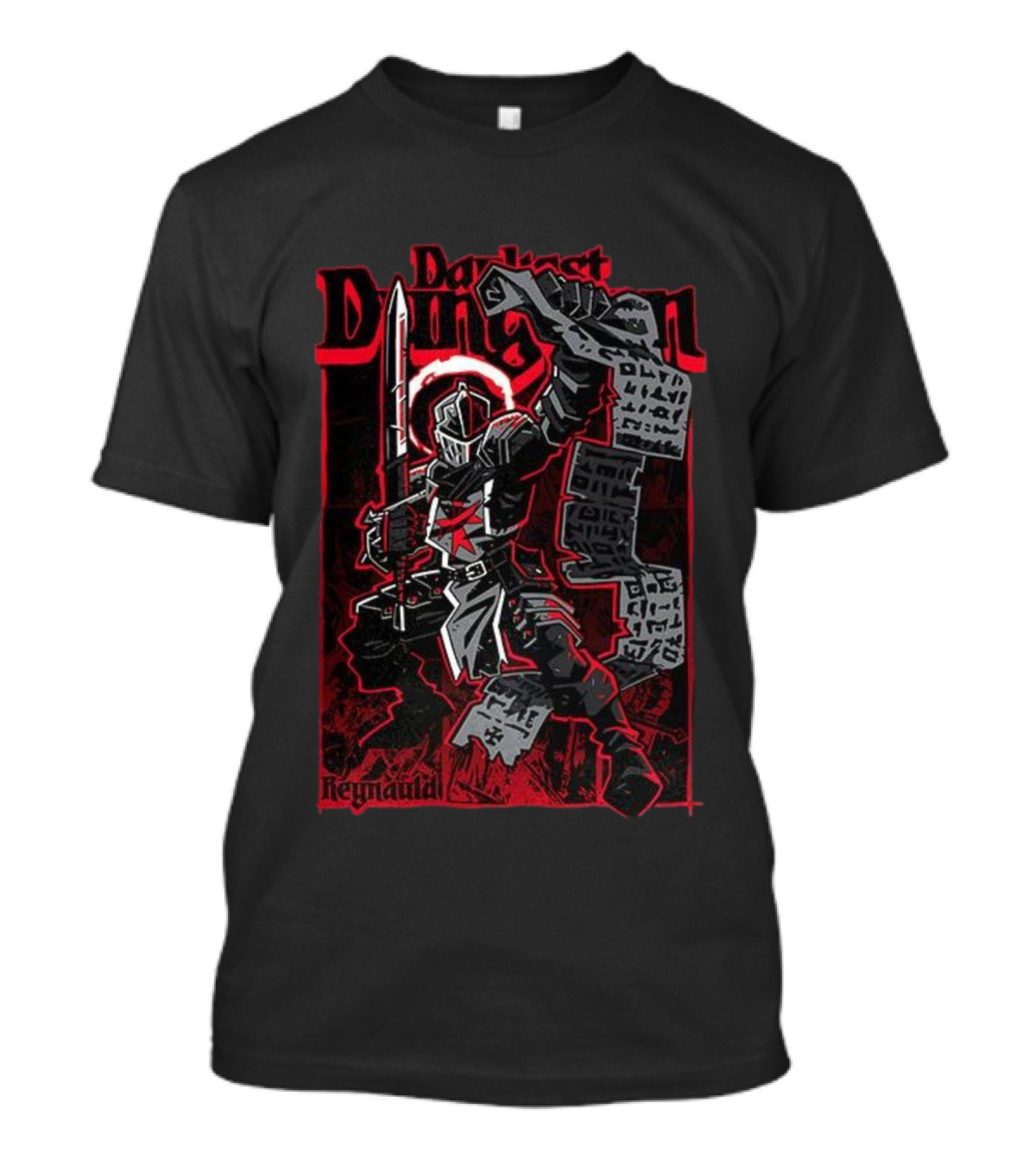 Darkest Dungeon Crusader Reynauld Knight Art T-Shirt