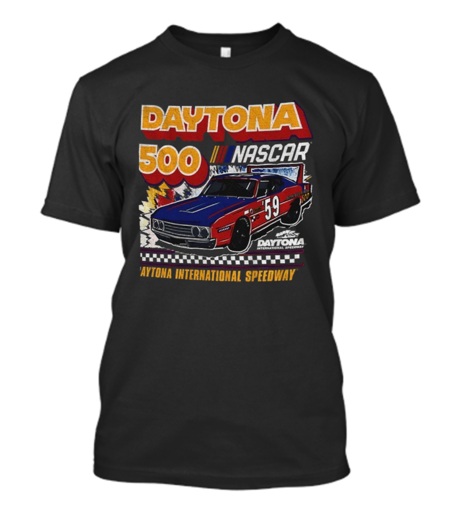 Daytona 500 NASCAR Race Car 59 Daytona International Speedway T-Shirt