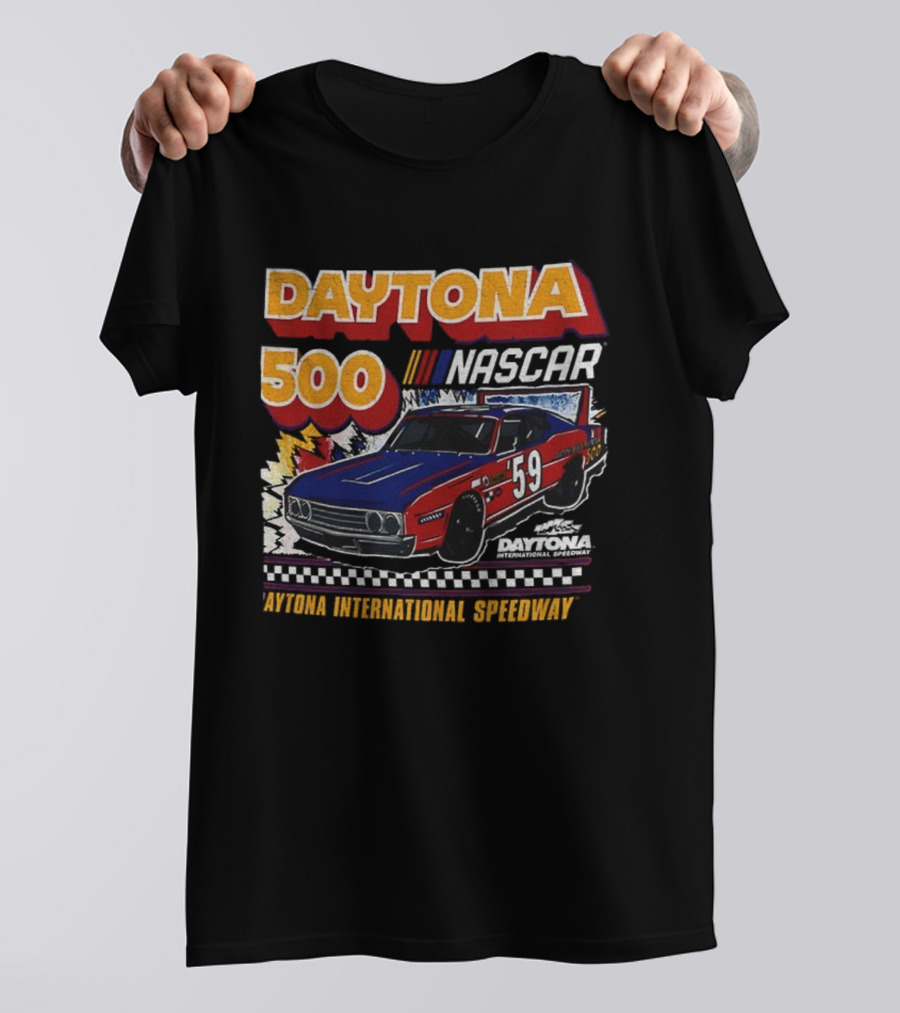 Daytona 500 NASCAR Race Car 59 Daytona International Speedway T-Shirt