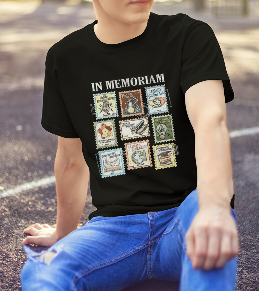 USAID Global Aid Diversity Equity Inclusion Free Independent Press Clear Energy Funding Academic Freedom Climate Research Department Of Education T-Shirt