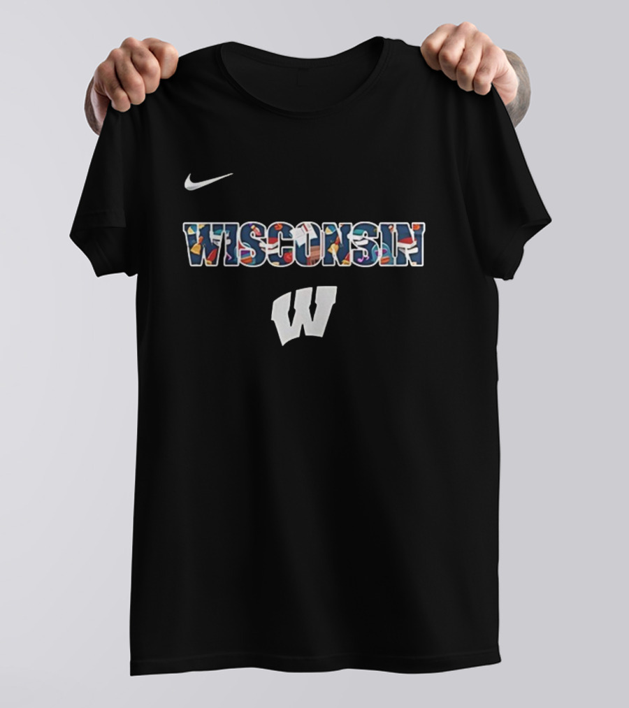 Nike Wisconsin W Badgers Teacher Teach Love Inspire Appreciation 2025 T-Shirt