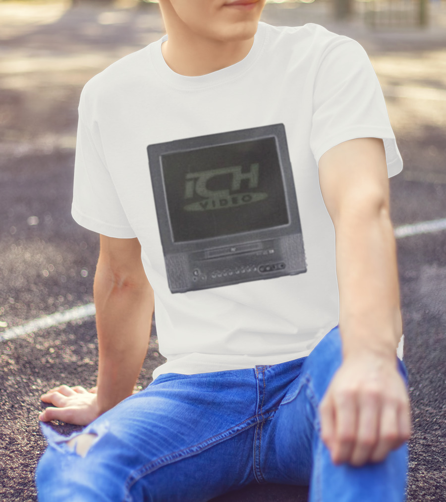 ICHpig Vintage TV Screen Iconic Design T-Shirt