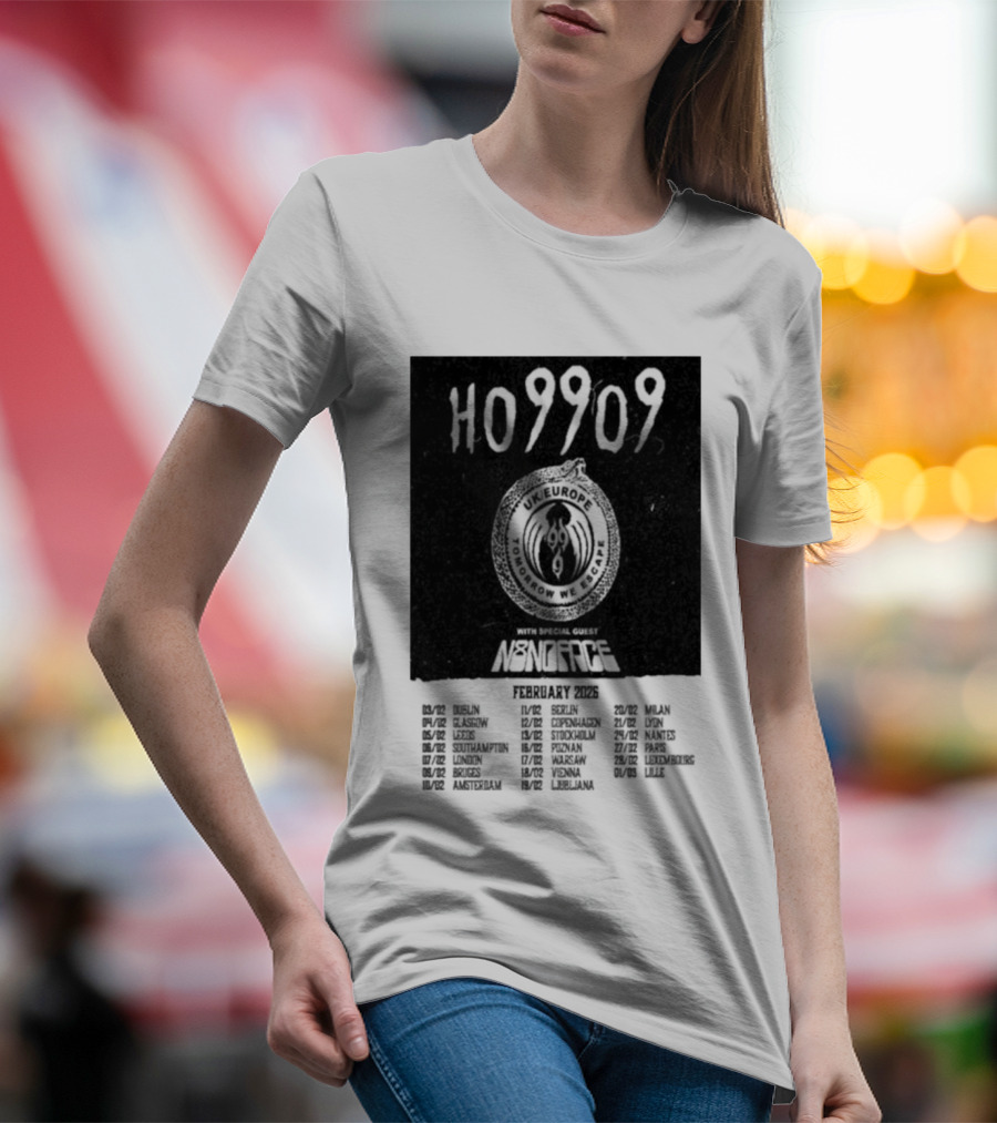 H09202 Monstercat Uncaged UK Europe February 2026 Tour T-Shirt