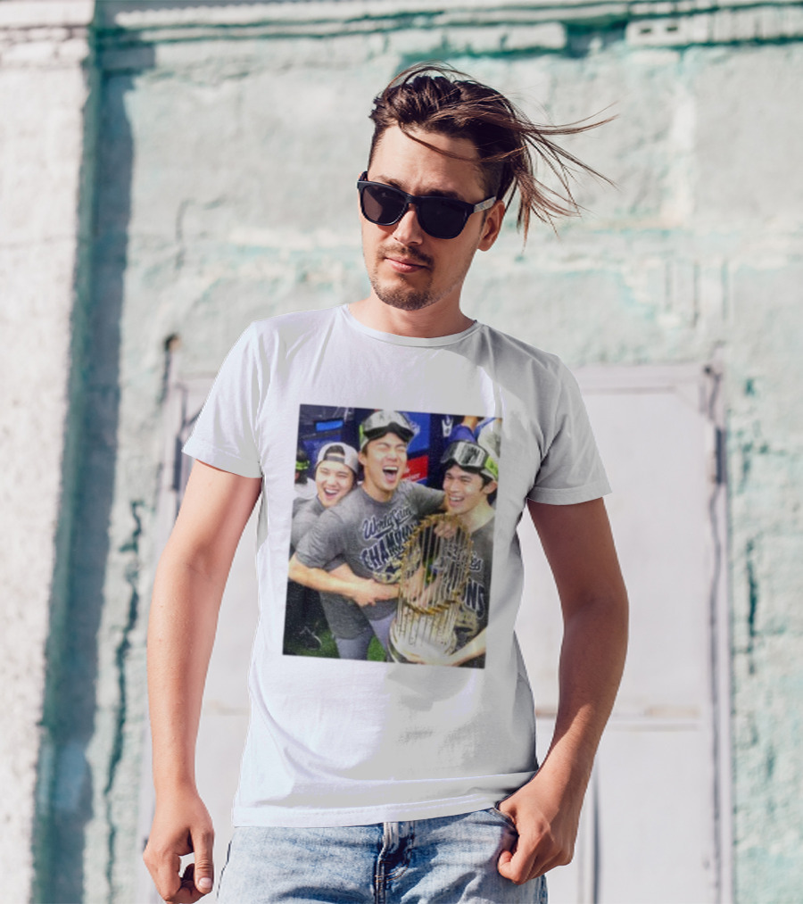 Los Angeles Dodgers World Series Champions 2025 Celebration Moment T-Shirt