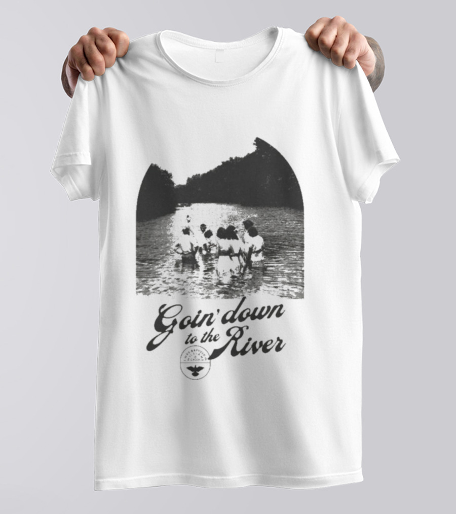 Goin' Down To The River Baptism Scene T-Shirt