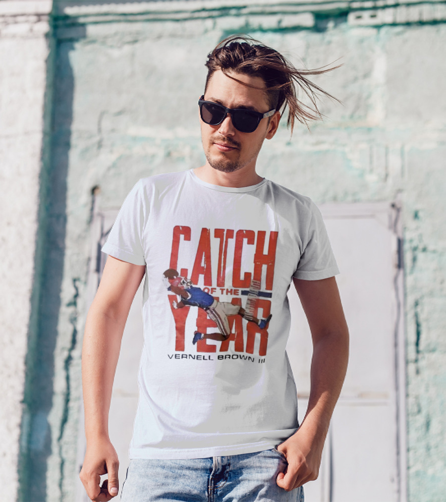 Vernell Brown III Catch Of The Year Football Action T-Shirt