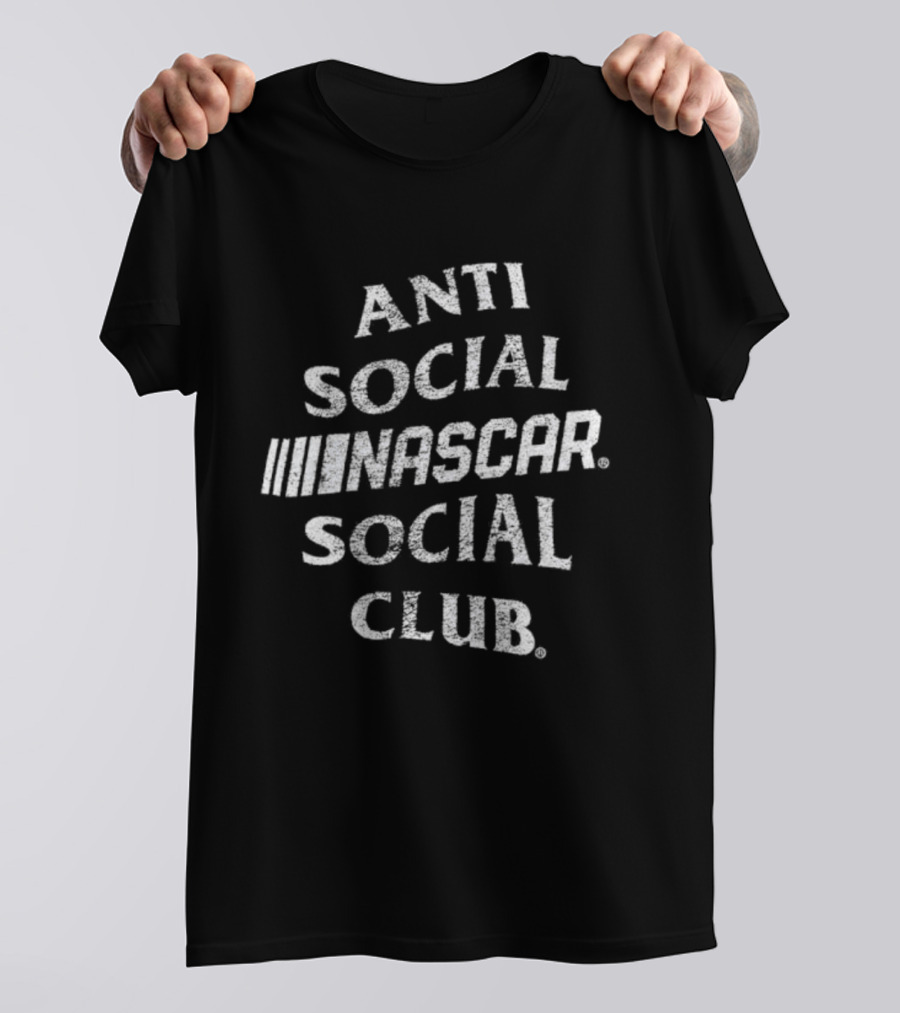Anti Social Social Club NASCAR Collaboration Speed Graphic T-Shirt