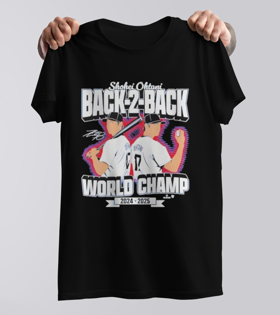 Shohei Ohtani Back-2-Back World Champ 2024 2025 T-Shirt