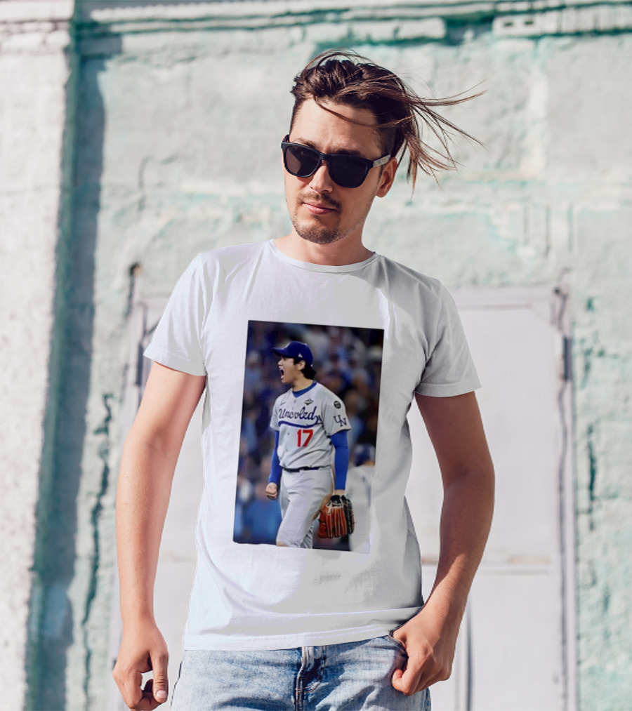 Shohei Ohtani Uncoded LA Player Number 17 T-Shirt