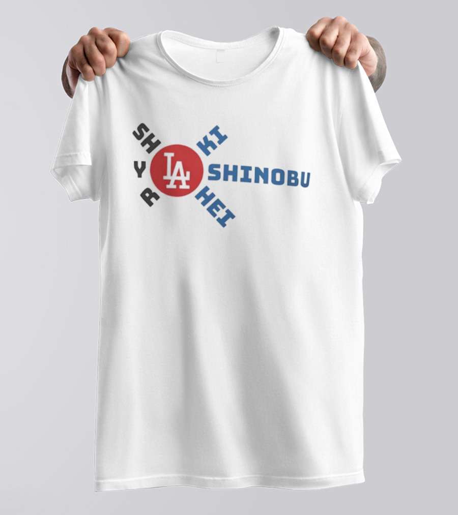 Shohei Roki Shinobu Hei LA Japan Baseball T-Shirt