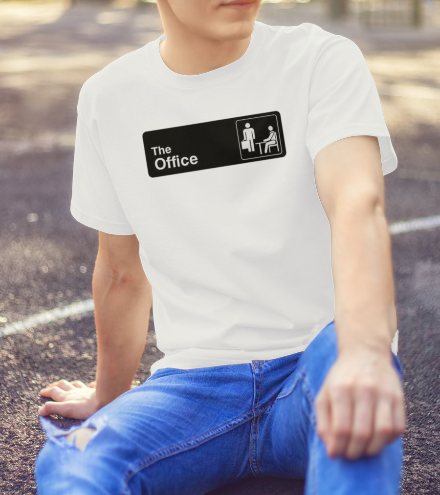 The Office Black And White Iconic Symbol Design T-Shirt