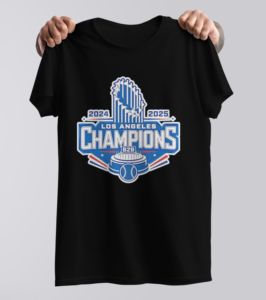 2024 2025 Los Angeles B2B Champions Baseball Cup T-Shirt