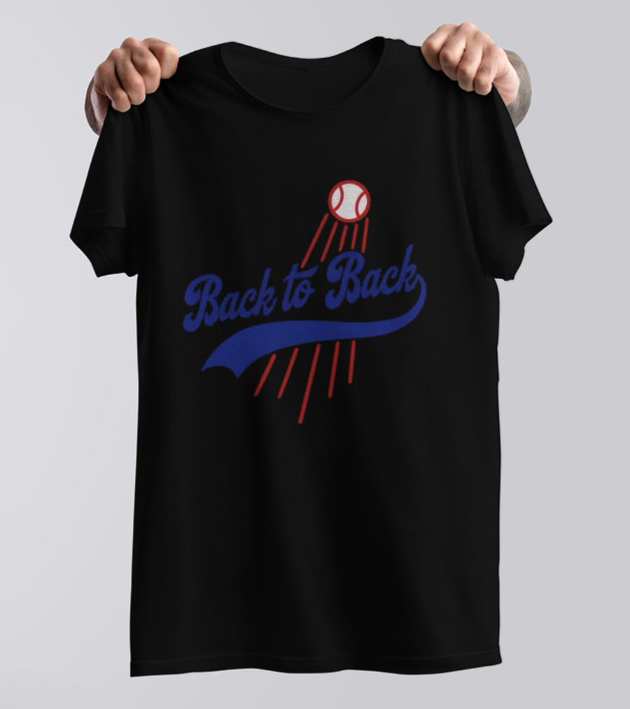 Los Angeles Dodgers Back To Back World Series Champions 2025 MLB Baseball T-Shirt