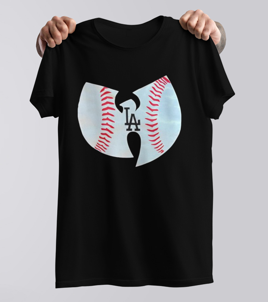 Los Angeles Dodgers Wu Tang Clan Baseball Collaboration T-Shirt