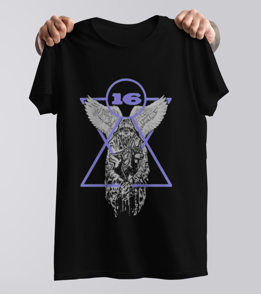 16 Wolf Winged Reaper Angel T-Shirt