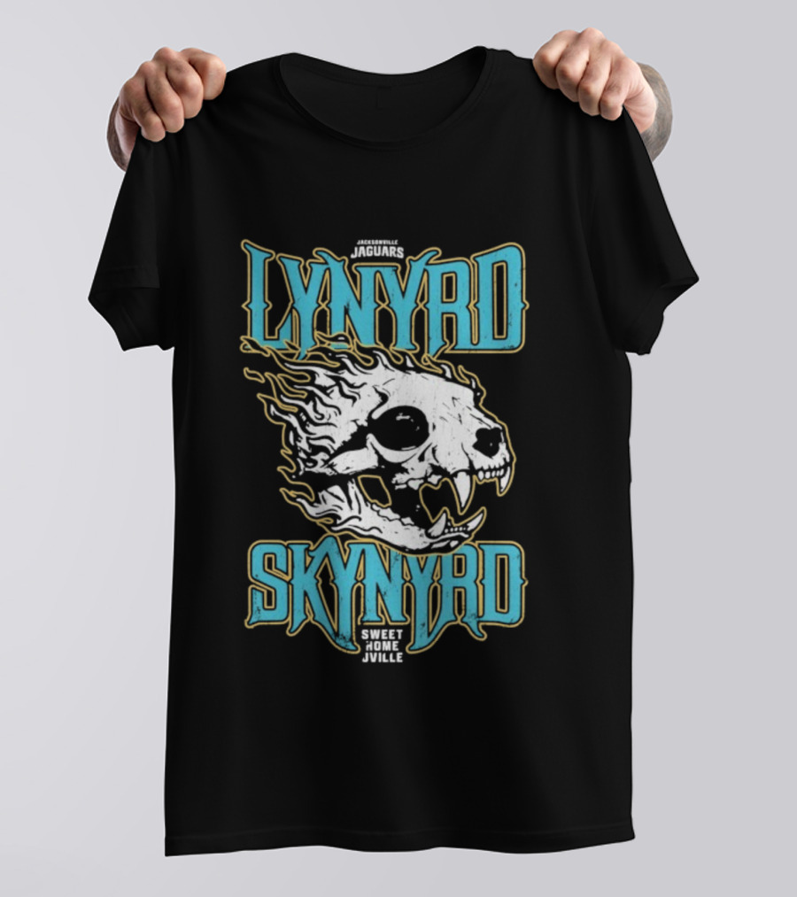 Jacksonville Jaguars Lynyrd Skynyrd Sweet Home Jville Football Collaboration T-Shirt