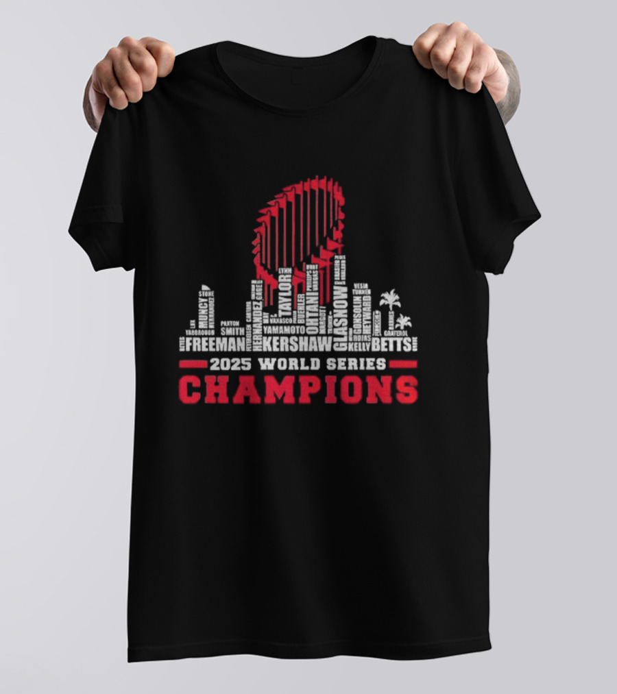 Philadelphia Phillies 2023 World Series Champions Skyline Celebration T-Shirt