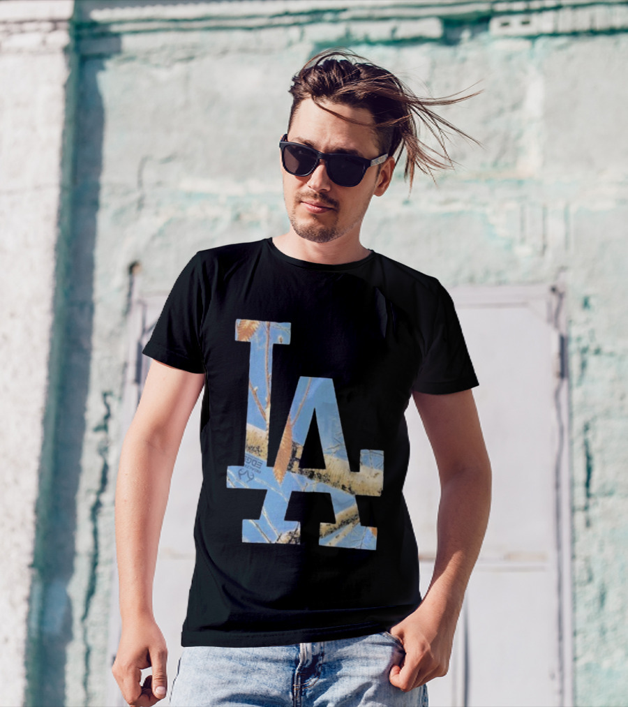 Los Angeles Dodgers LA Realtree Edge Camouflage T-Shirt