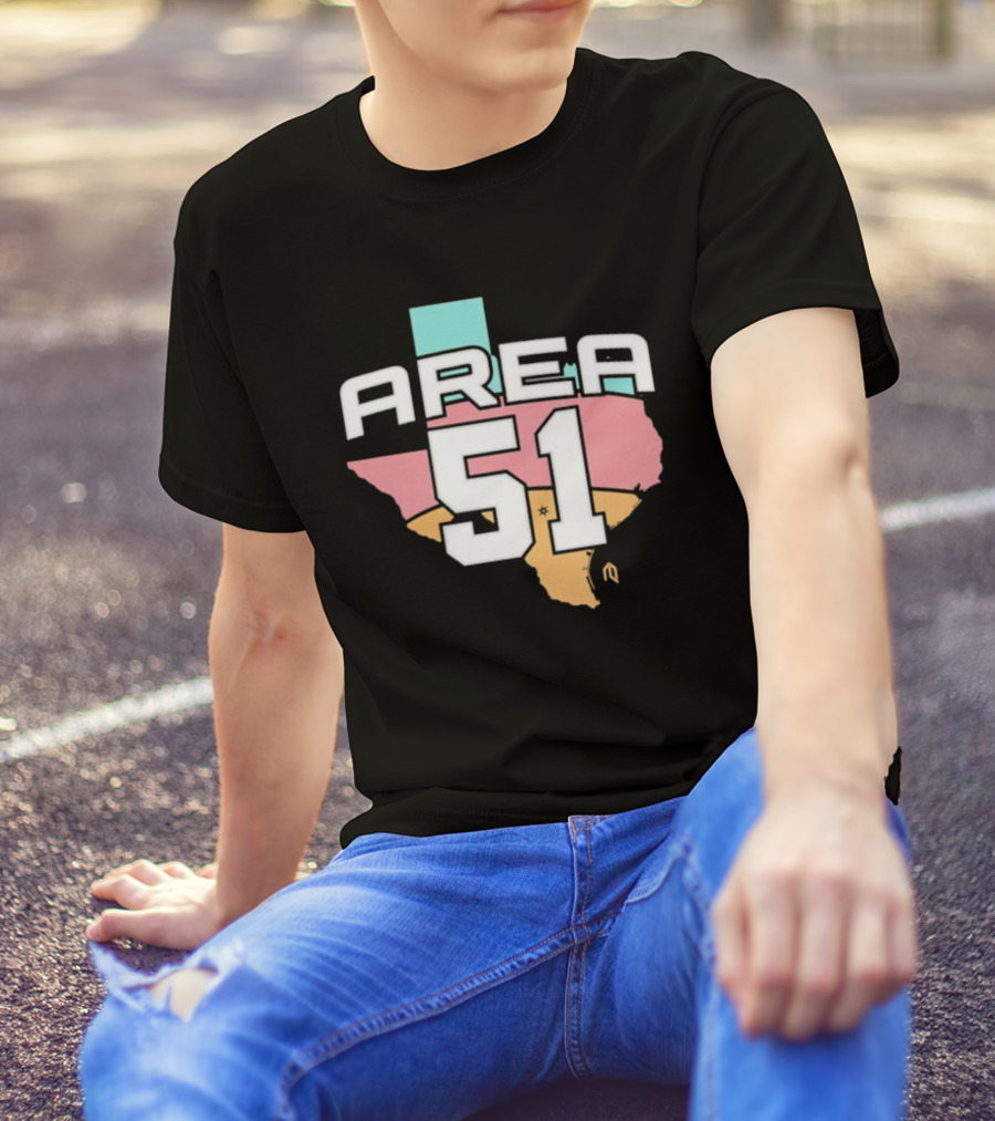 San Antonio Spurs Area 51 Texas Basketball Theme T-Shirt