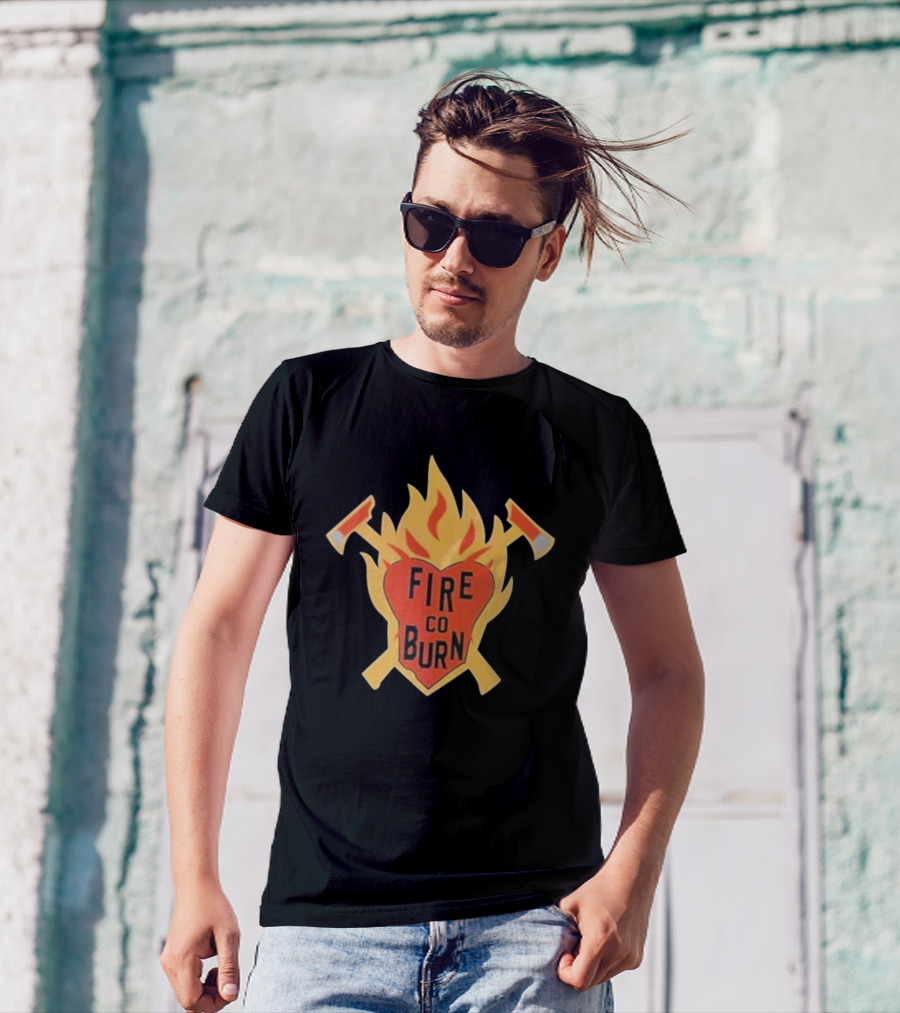 Fire Country Sharon Fire Co Burn Axes And Flames T-Shirt