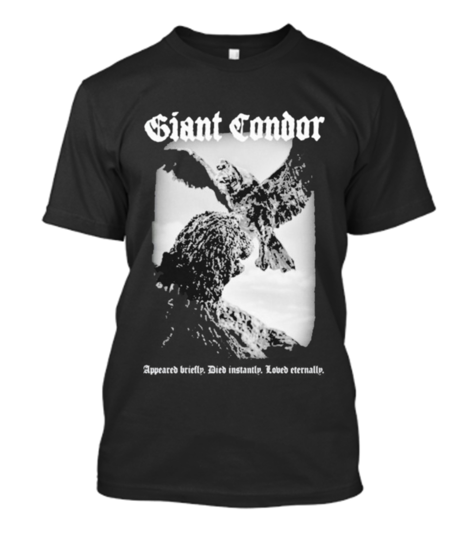 Giant Condor Godzilla Appeared Briefly Died Instantly Loved Eternally T-Shirt