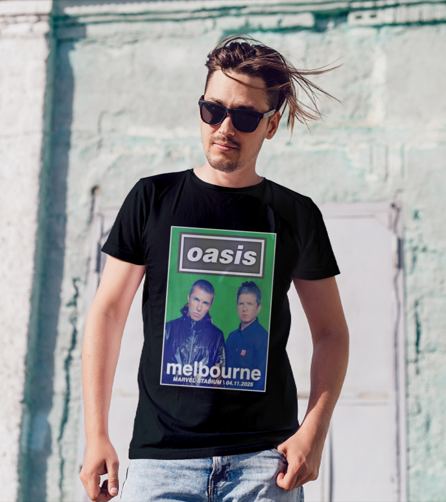 Oasis Melbourne November 4 2025 Marvel Stadium T-Shirt