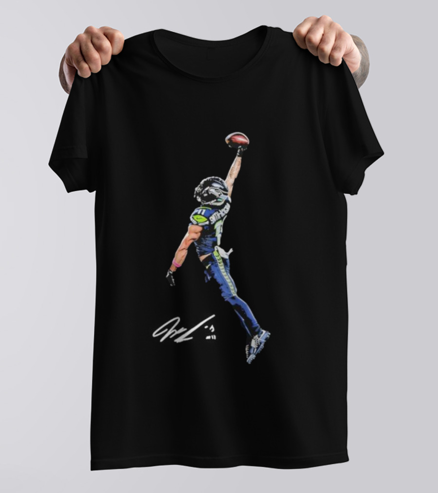 Smith-Njigba Signature Catch Seattle Football T-Shirt