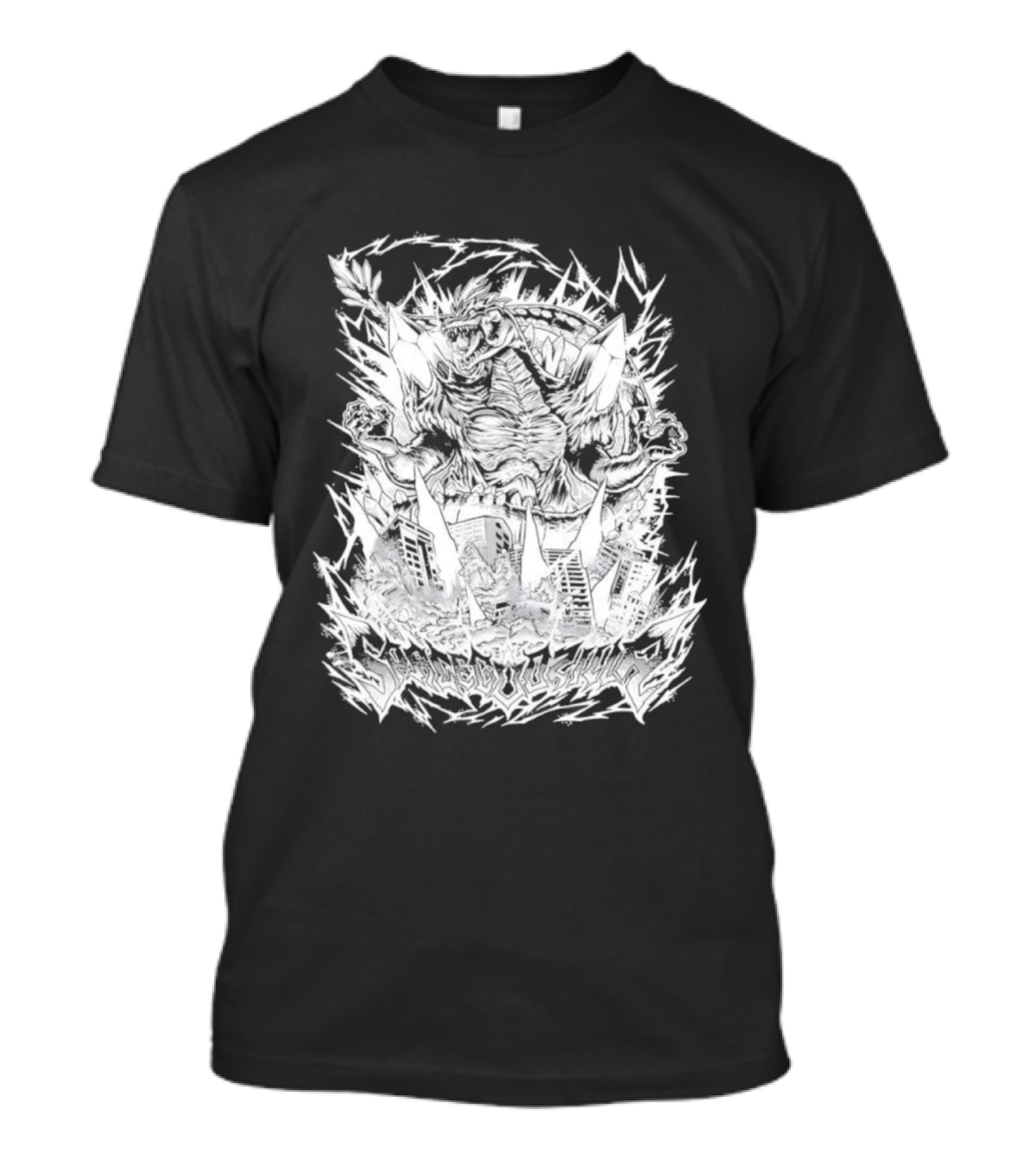 SpaceGodzilla Nekro Variant Fictional Monster Collectible Comic Style T-Shirt