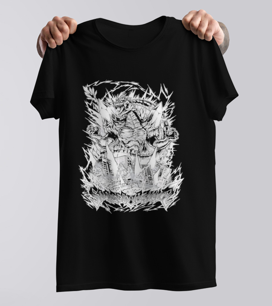 SpaceGodzilla Nekro Variant Fictional Monster Collectible Comic Style T-Shirt
