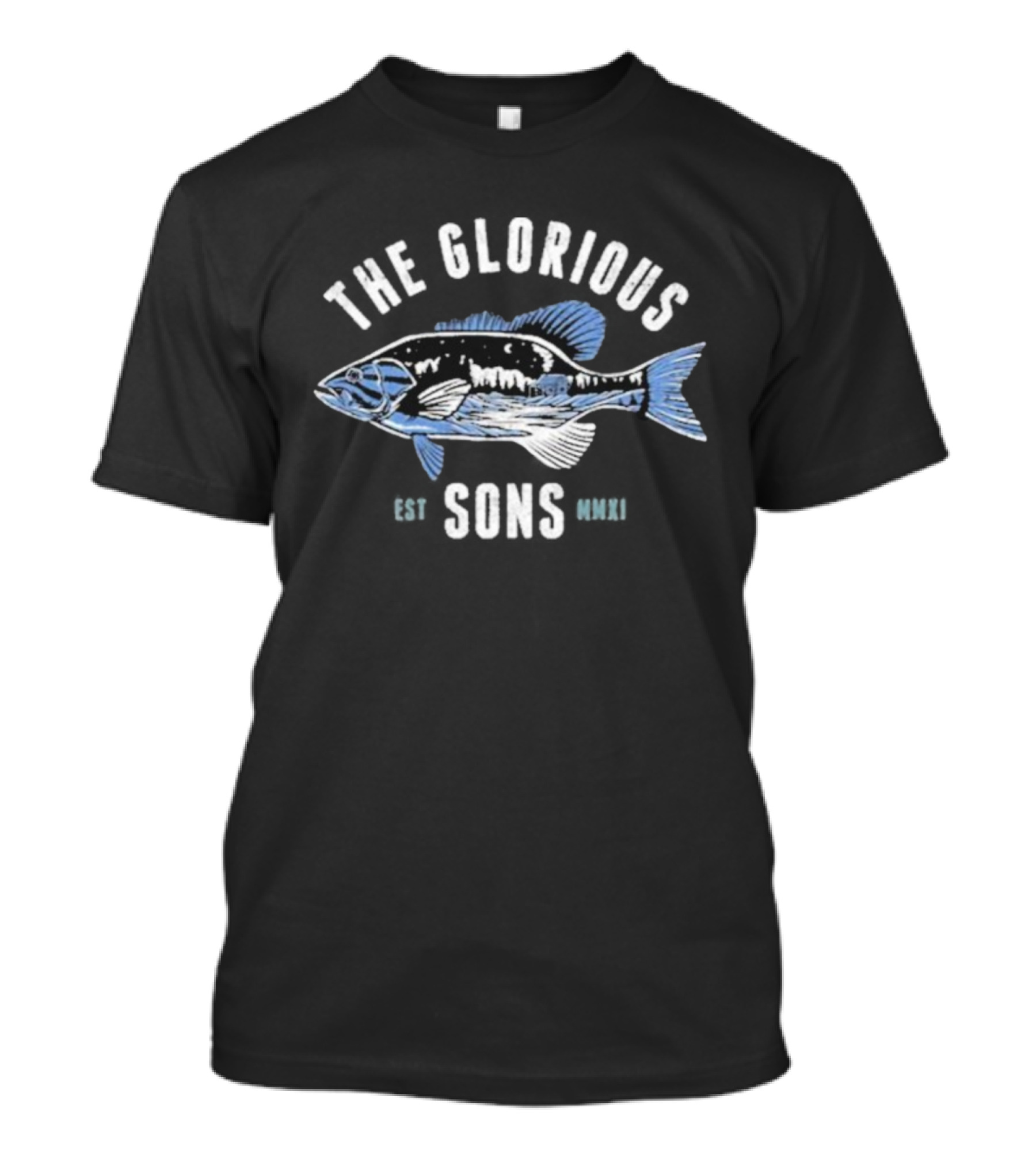 The Glorious Sons Fish Vintage Band Tour Logo T-Shirt