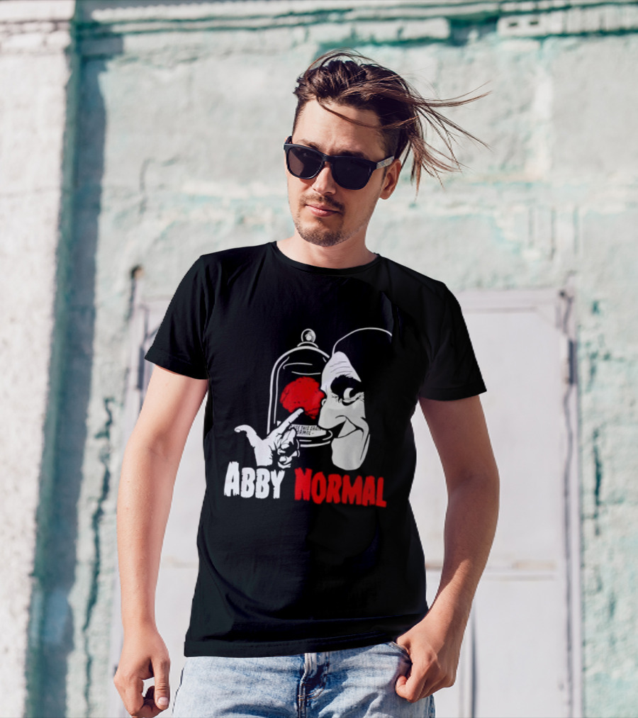 Abby Normal Red Brain Young Frankenstein Character настрой T-Shirt