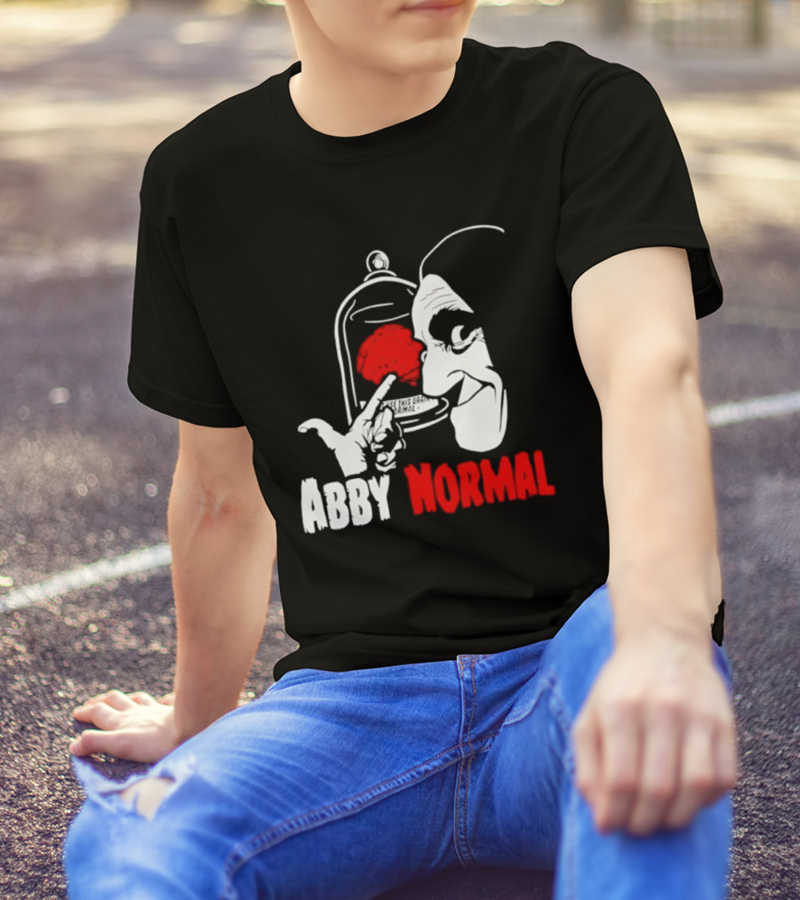 Abby Normal Red Brain Young Frankenstein Character настрой T-Shirt