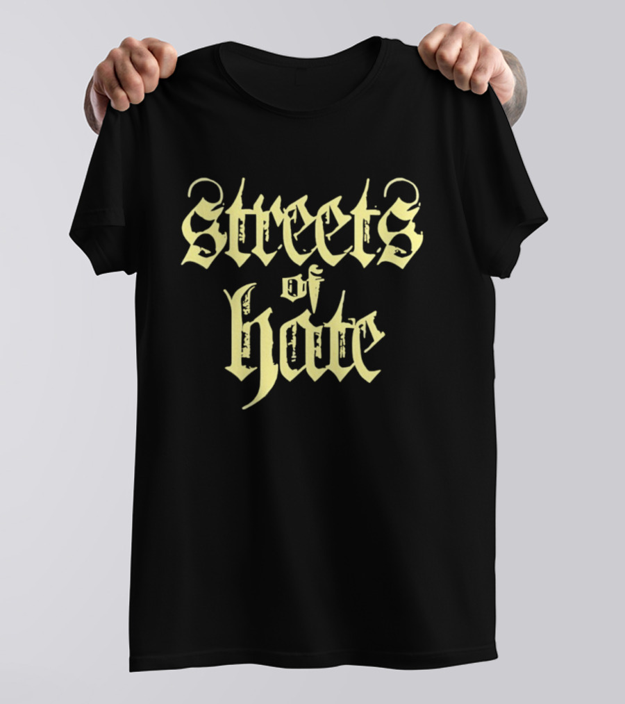 Streets Of Hate No Pressure Gothic Style T-Shirt