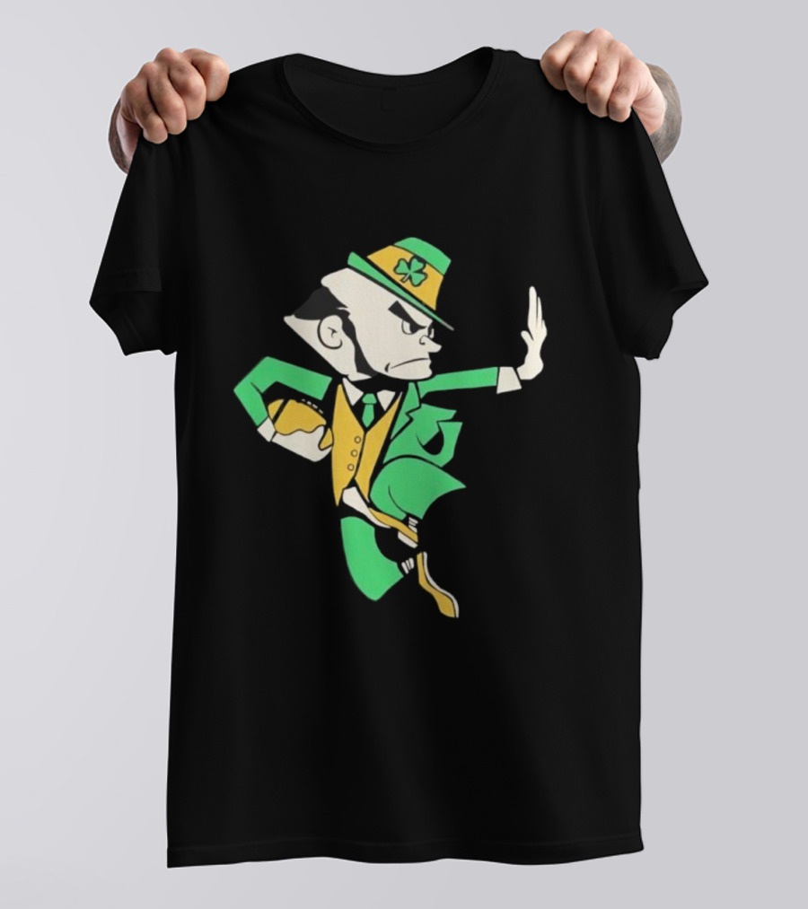 Notre Dame Fighting Irish Traditional Leprechaun Mascot T-Shirt