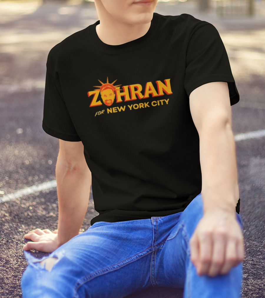 Zohran For New York City Sunburst Design T-Shirt