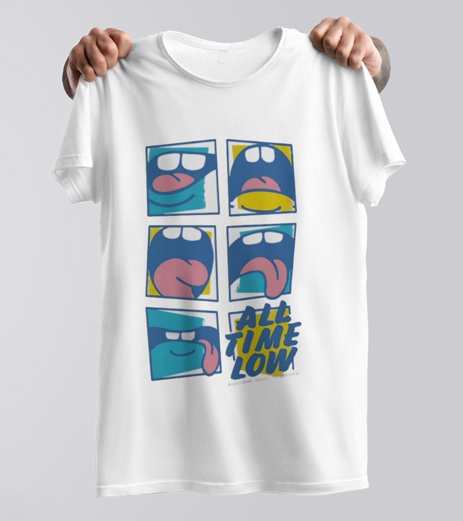 All Time Low Tour Grand Rapids Michigan Pop Art Expressions T-Shirt