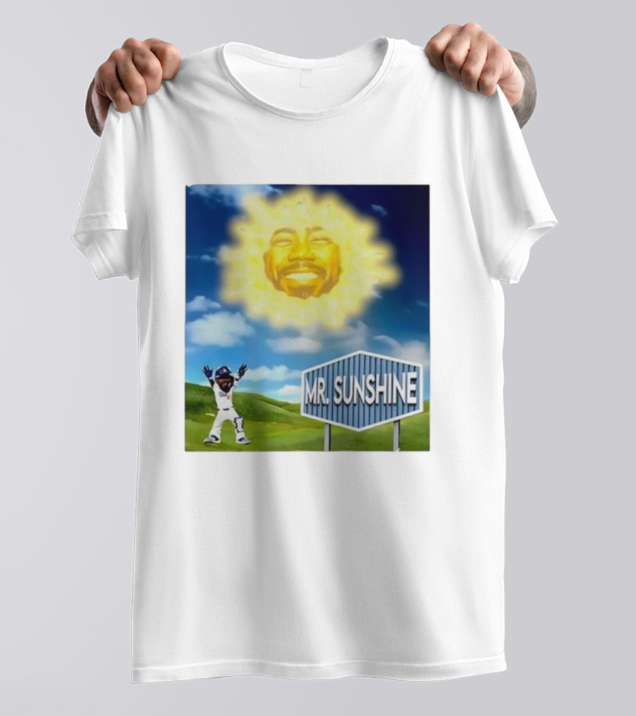 Dodgers Celebration Mini Mr. Sunshine LA Baseball Player T-Shirt
