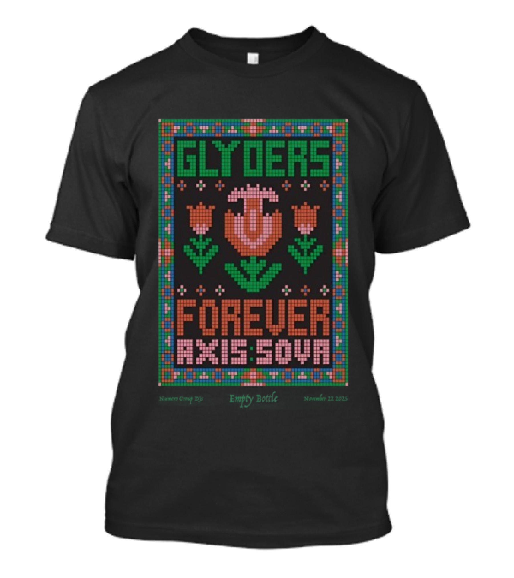 Glyders Forever Axis Sova Chicago IL Nov 22 2025 T-Shirt