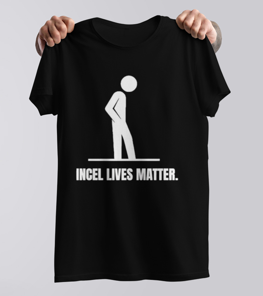 Incel Lives Matter Stick Figure Symbol T-Shirt