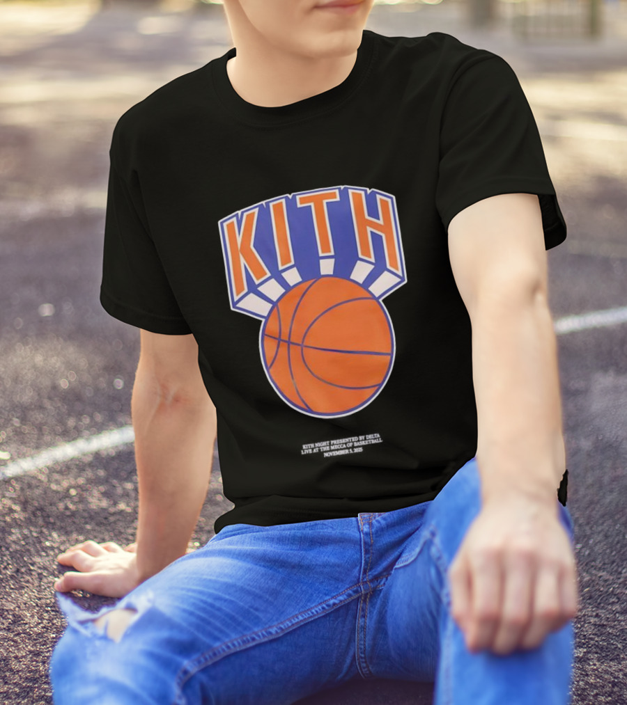 Kith New York Knicks Retro NY Nelson Basketball T-Shirt