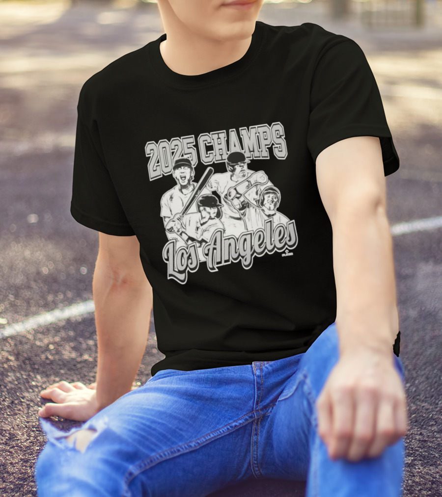 Los Angeles 2025 Champs Baseball Team Triumph T-Shirt