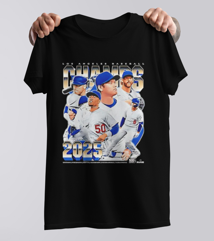 Los Angeles Baseball Champs 2025 Vintage T-Shirt
