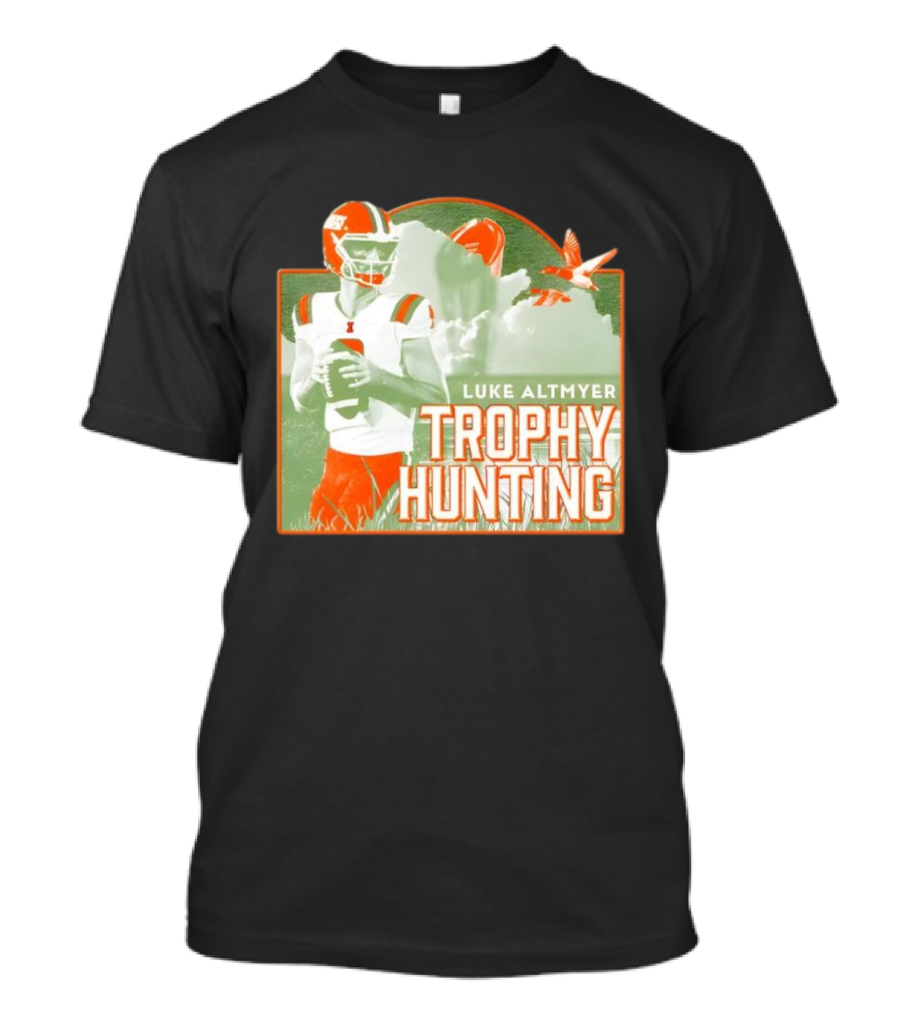 Luke Altmyer Illinois Trophy Hunting Quarterback Football T-Shirt