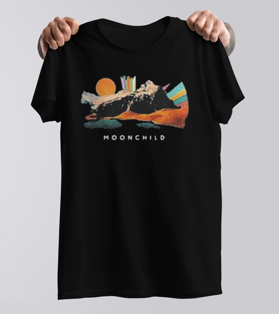 Moonchild Psychedelic Mountain Sunset T-Shirt