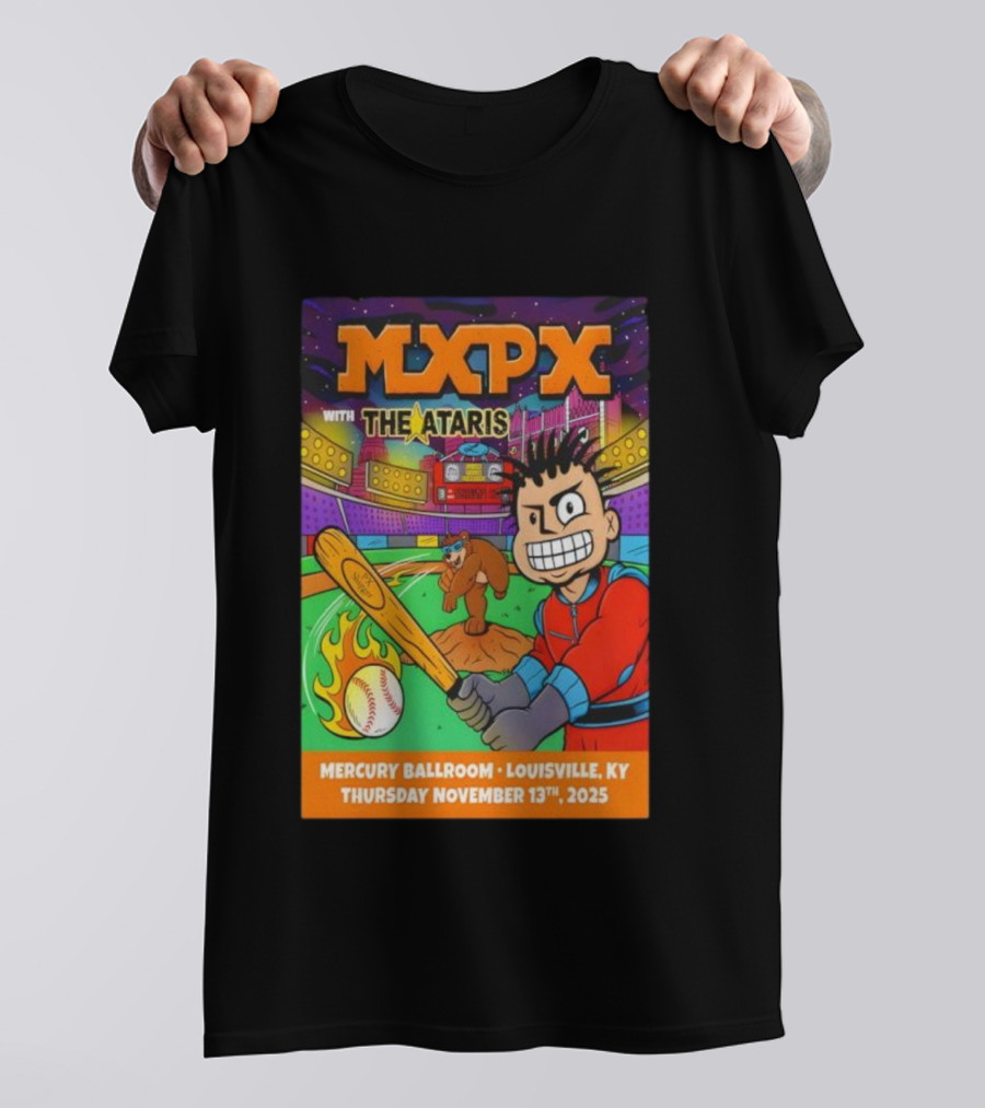 MXPX With The Ataris Concert Nov 13 2025 Mercury Ballroom Louisville KY T-Shirt